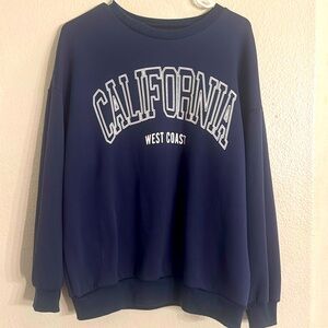 California blue sweatshirt